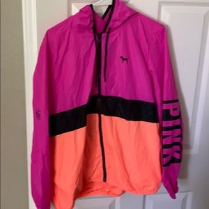 Pink wind breaker